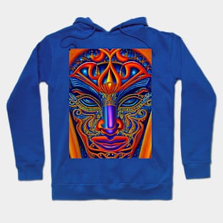 Dosed in the Machine (22) - Trippy Psychedelic Art Hoodie